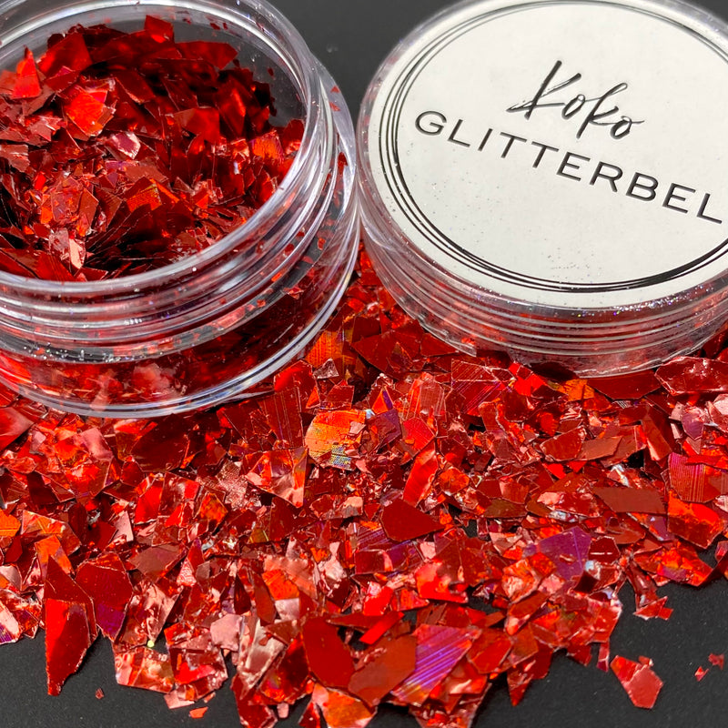Ruby Red Flakes