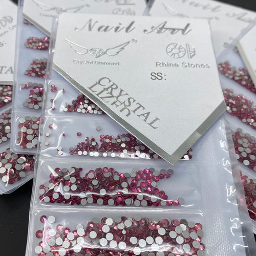 400 piece AB Red Nail Rhinestones – KokoGlitterBel