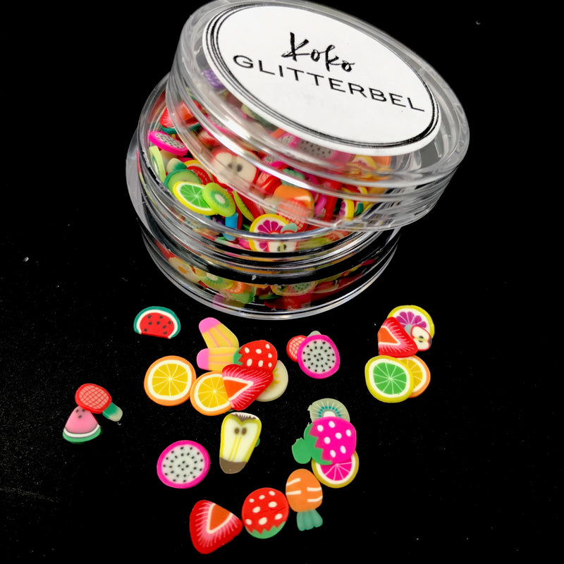 Fruit Mix Slices Clay FIMO