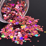 Rose Gold Glitter Dot Mix - KokoGlitterBel 