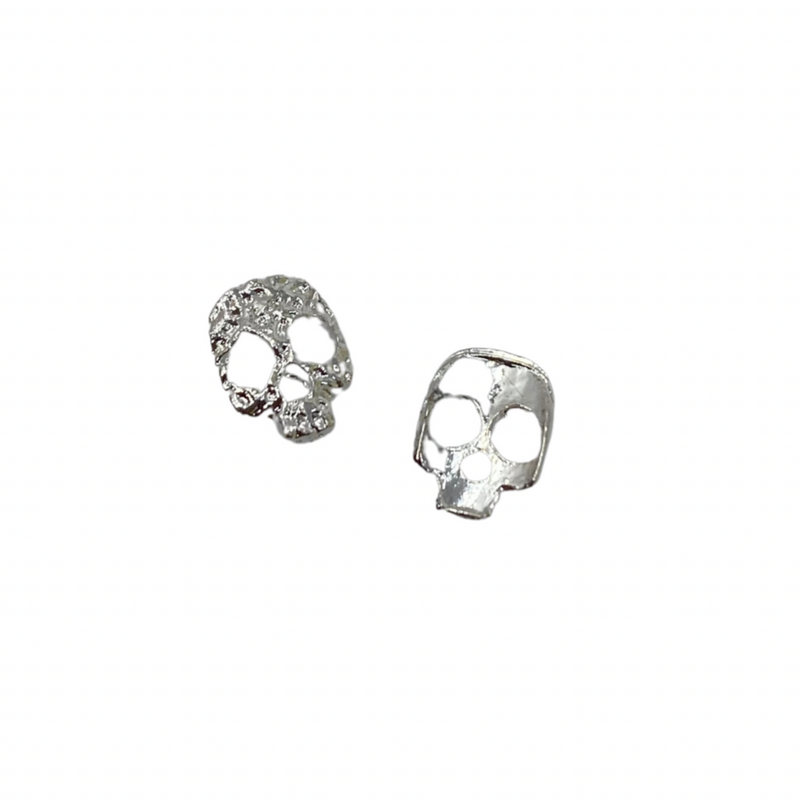 Silver Skull Charm