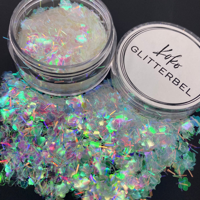 Flower and Tinsel Flakes