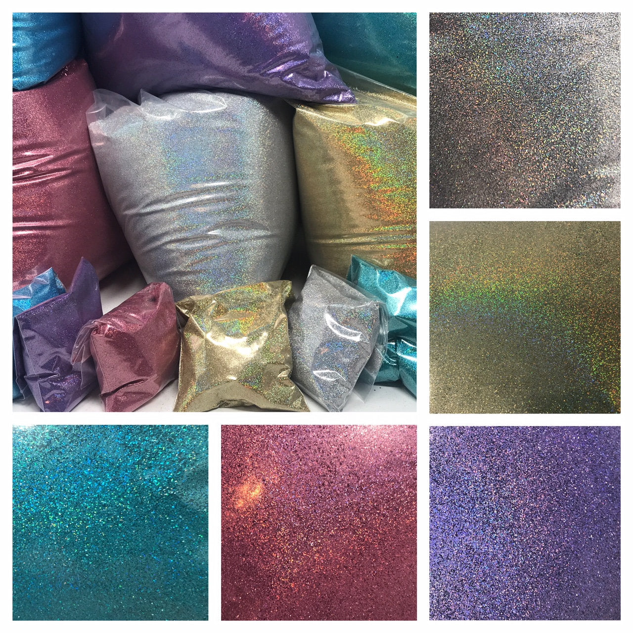 Different Sizes and Colors Polyester Glitter Chunky Glitter Bulk