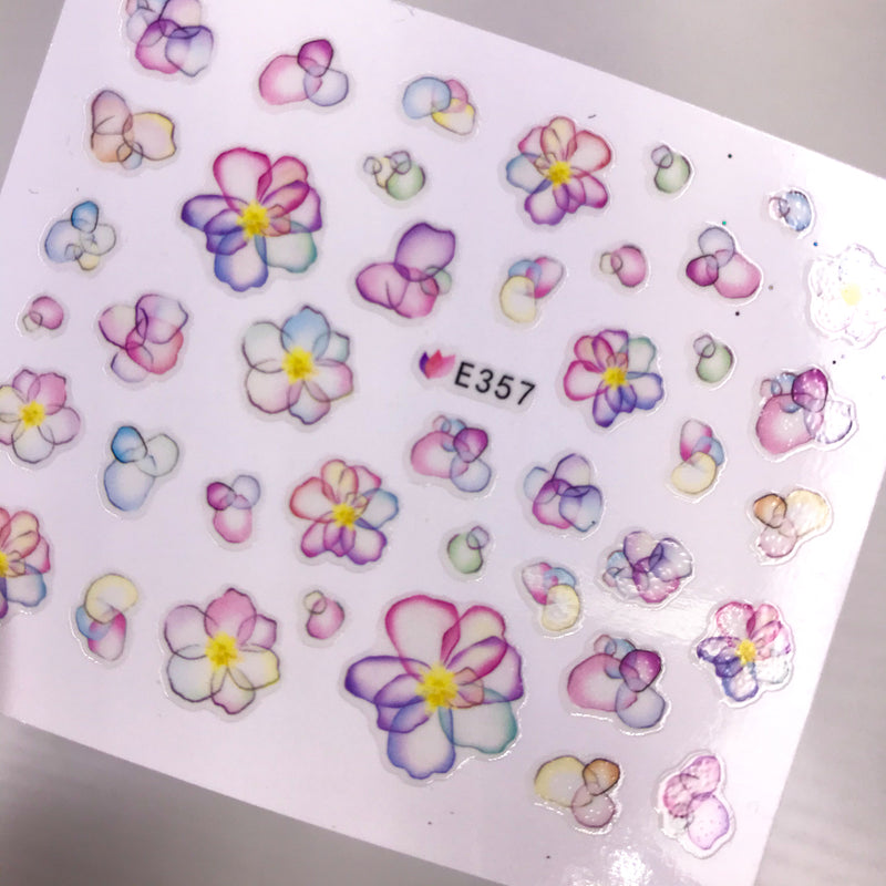 Watercolor Flower Stickers