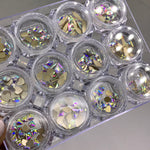 240 piece AB Crystals Bling Box