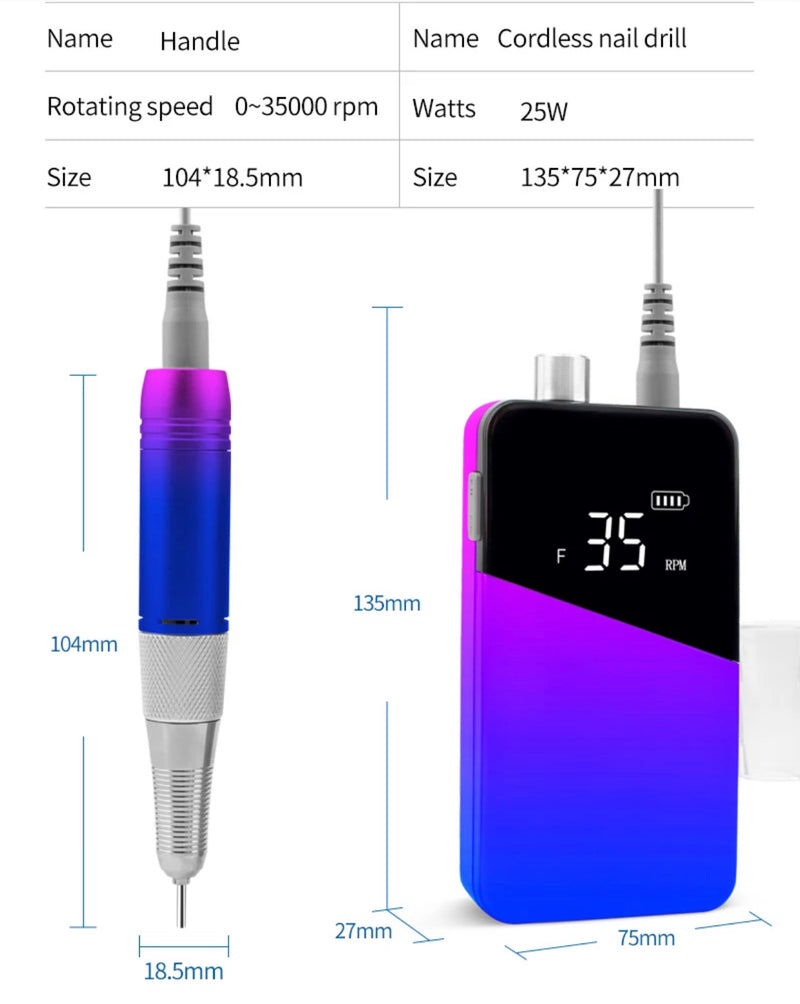 Gradient Nail Drill