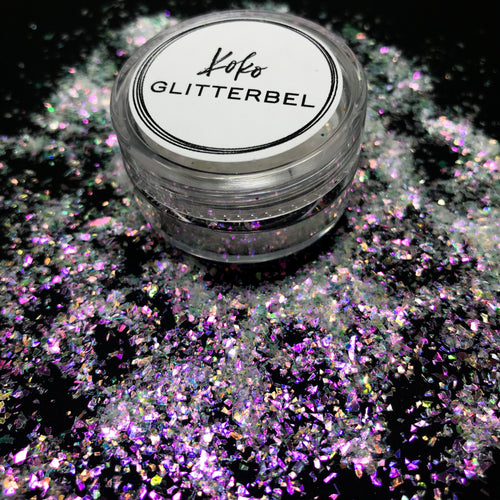 Iridescent Flakes - Flashy - KokoGlitterBel 