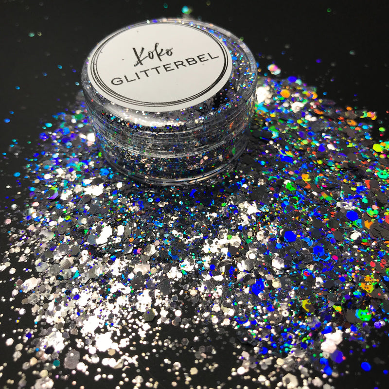 Super Holo Hex - Silver