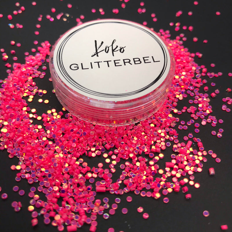 Neon Glitter Rocks