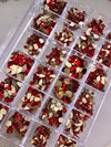 2,400 Piece Red Bling Box