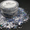 Holographic Flakes Silver - KokoGlitterBel 