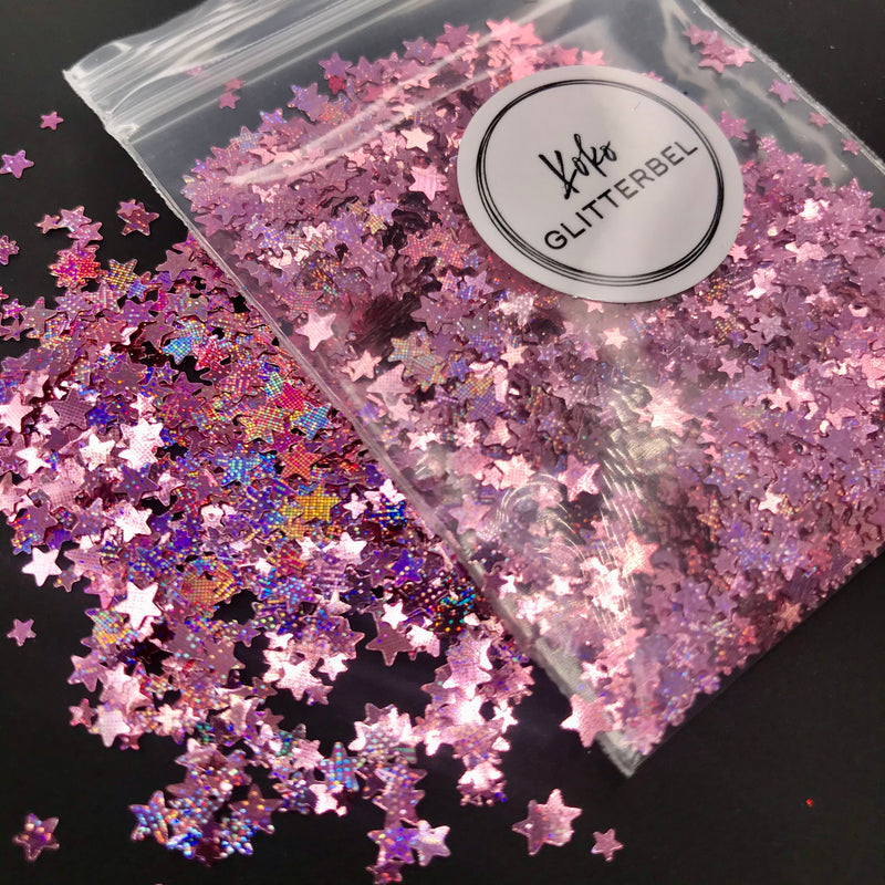 Holo Pink Stars