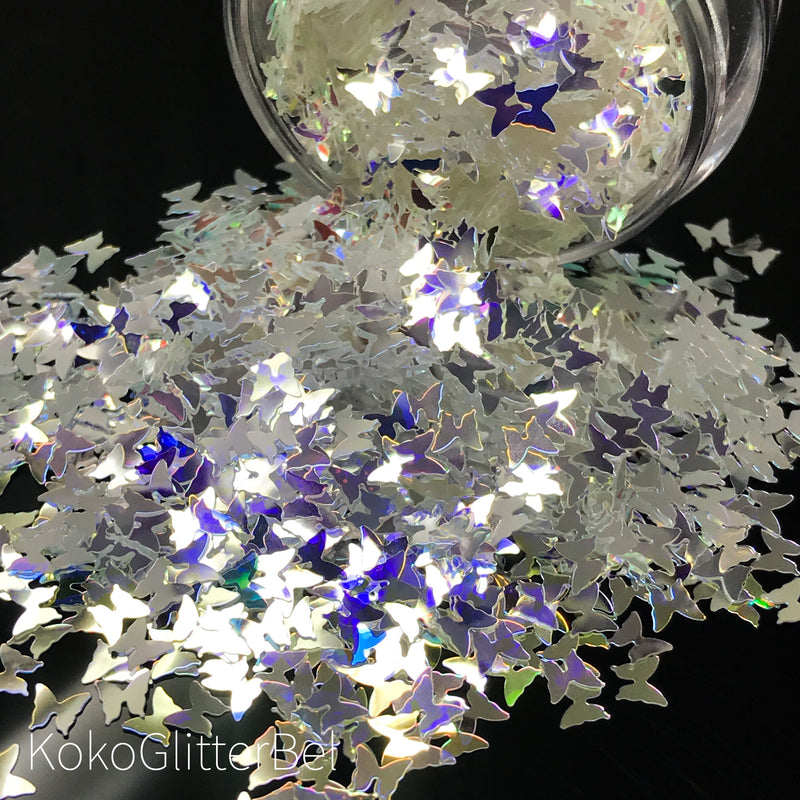 Butterfly Glitter - Diamond - KokoGlitterBel 
