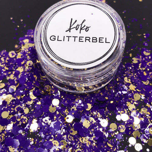 Purple & Gold - KokoGlitterBel 