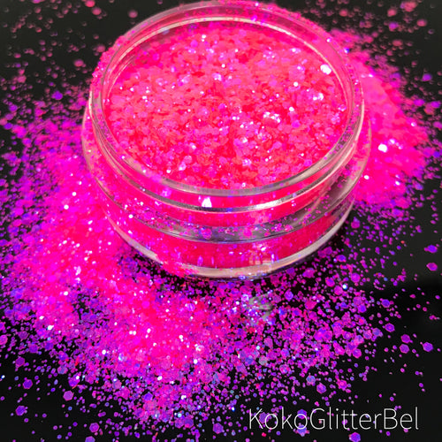 Neon Pink Mix - KokoGlitterBel 