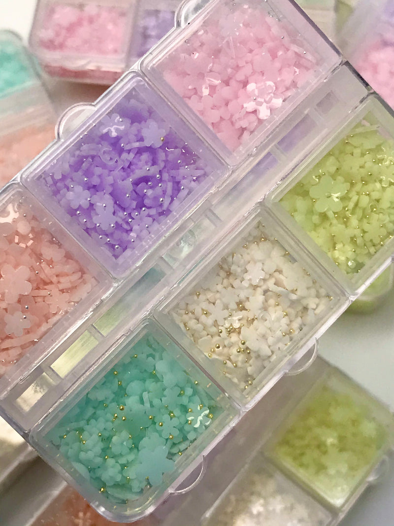 Pastel Resin Flowers