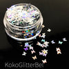 Butterflies - Silver Holo - KokoGlitterBel 