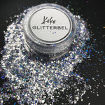 Holographic Flakes Silver - KokoGlitterBel 