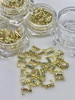 26 pc Letters Nail Charm AB