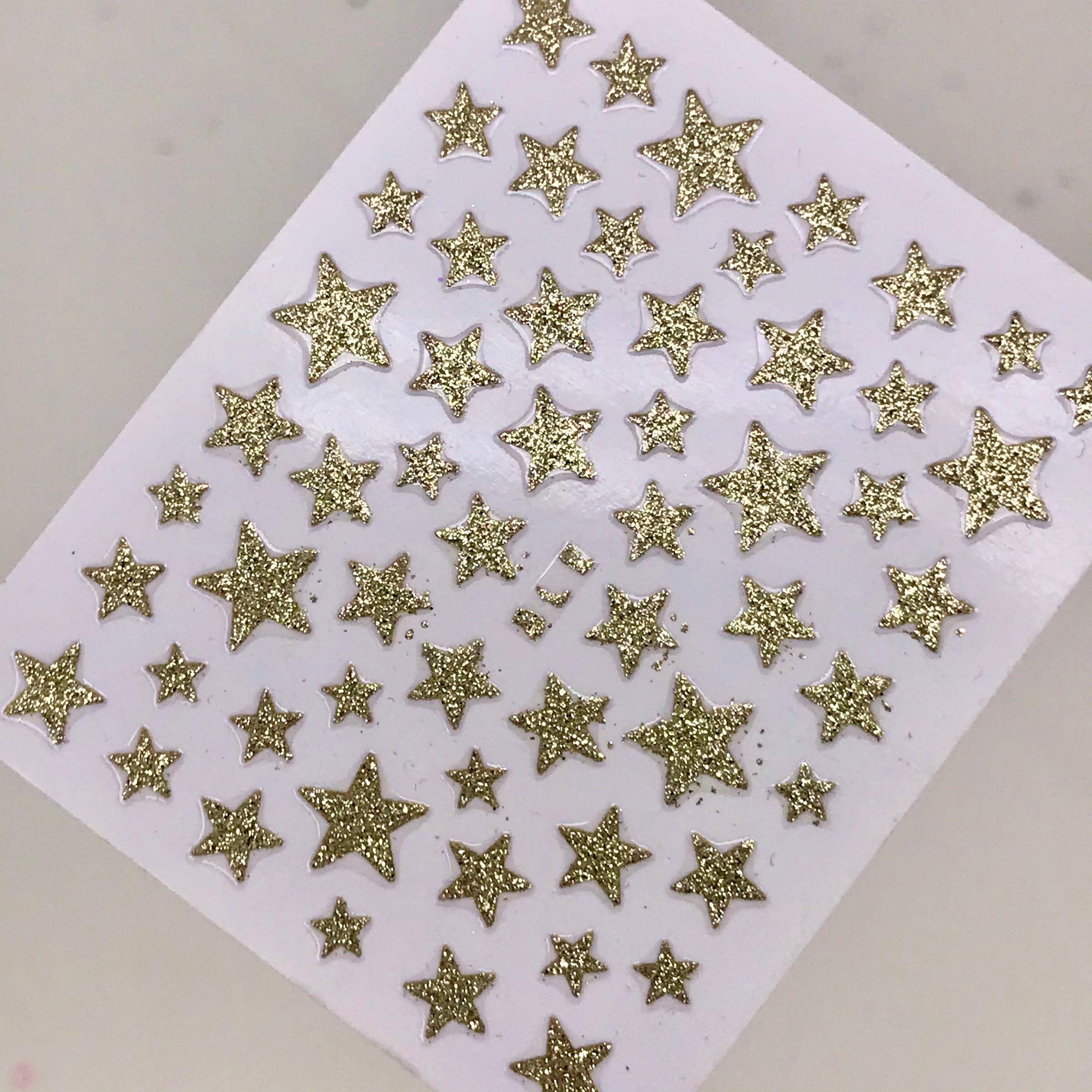 Metallic Gold Star Stickers – KokoGlitterBel