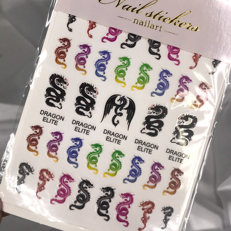 Rainbow Dragon Stickers