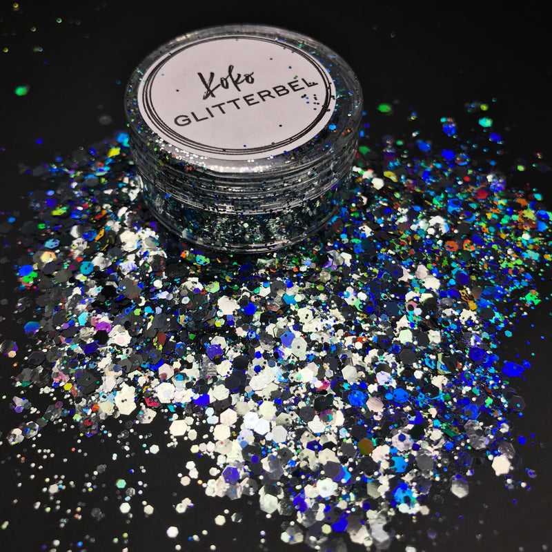 Super Holo Hex - Galaxy Gray