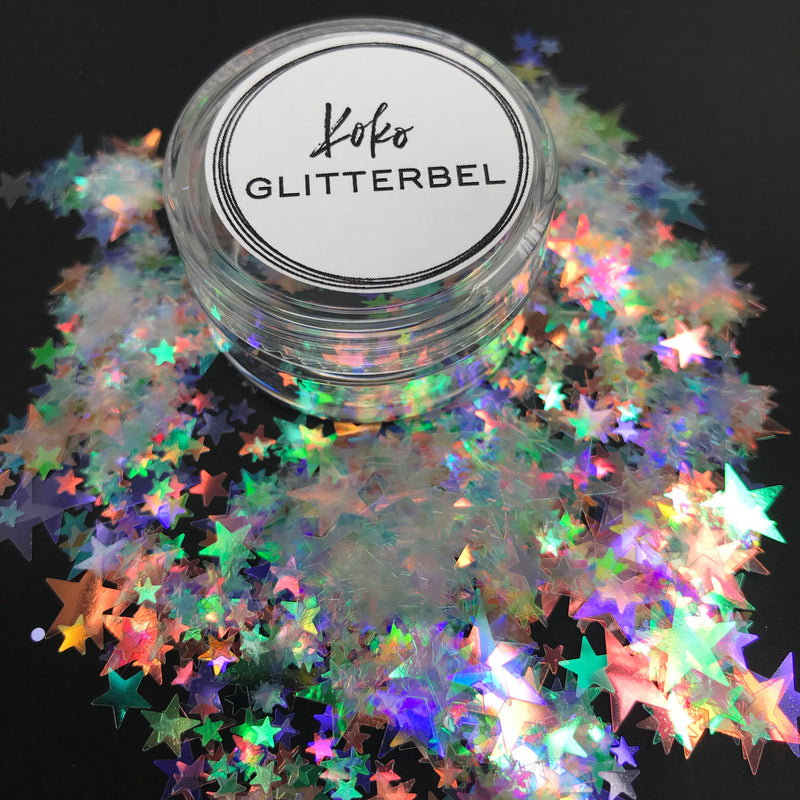 Iridescent Star Mix - KokoGlitterBel 