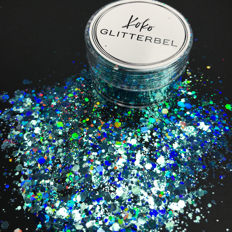 Super Holo Hex - Sea Foam