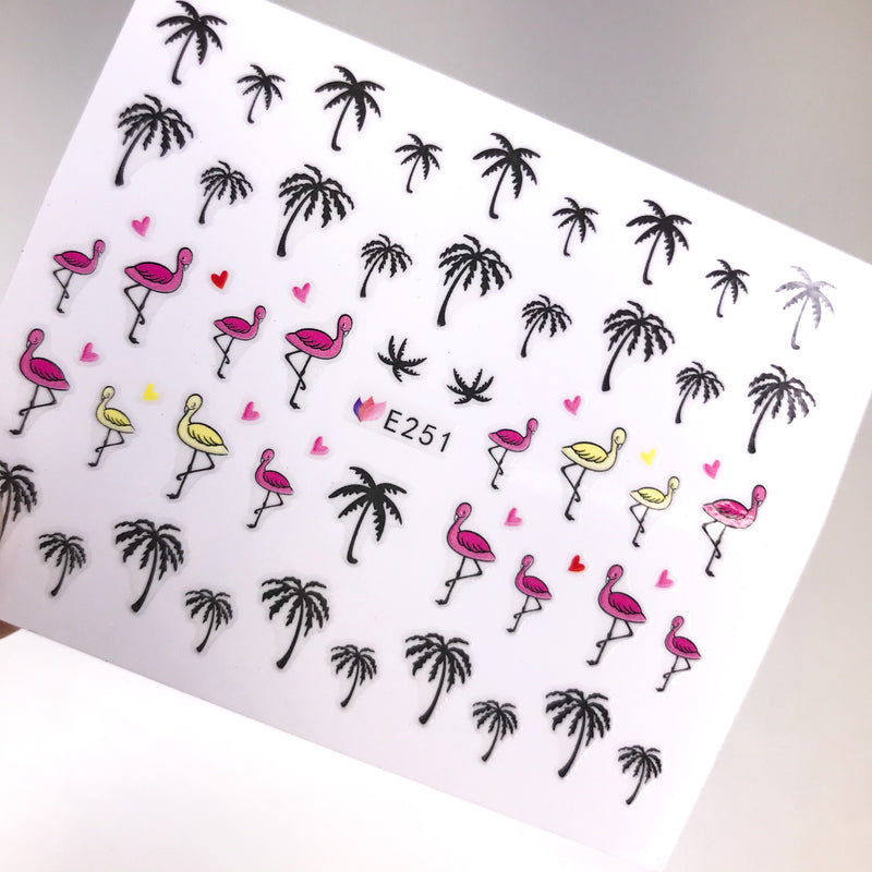 Pink Flamingo Stickers