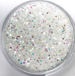 Mini Clear Hex Glitter - KokoGlitterBel 