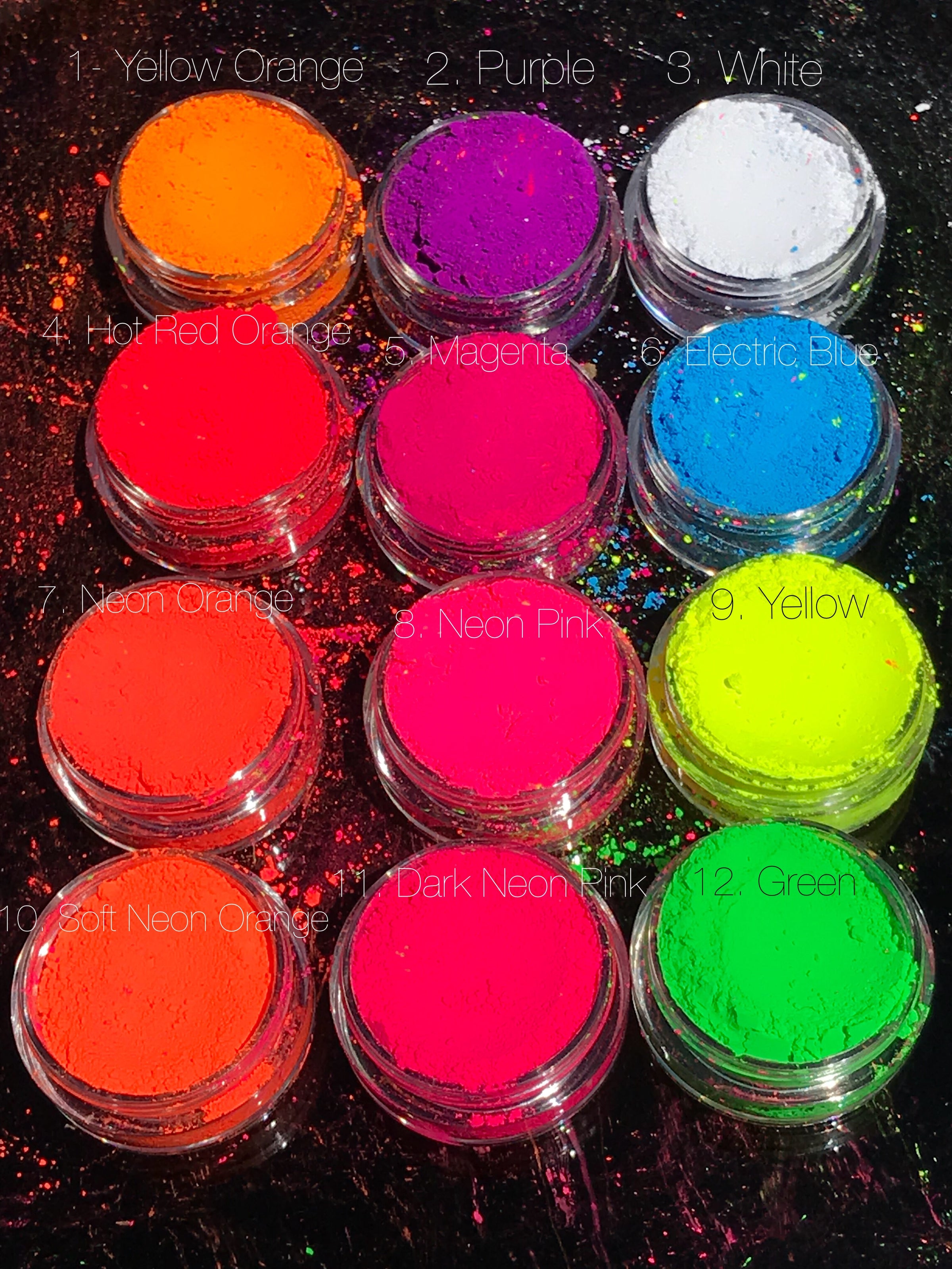 Neon pigment powder - Yellow – Brillbird USA